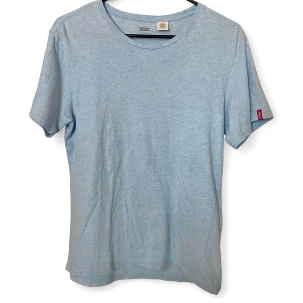Levi's Sky Blue Short Sleeve Crew Neck Tee, Size Medium